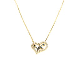 Sterling Silver Life in a Heart Dainty Necklace - 3