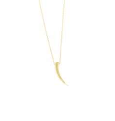 925 Ayar Gümüş Diş Kolye - 4