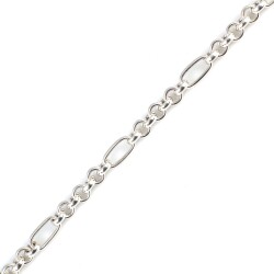 925 Ayar Gümüş Doch Zincirli Şarnel Bileklik - 3