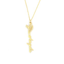 925 Ayar Gümüş Doğum Çiçeği İsim Kolye - 2