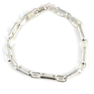 925 Ayar Gümüş Düz Astar Model Bileklik - 1