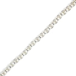 925 Ayar Gümüş Düz Doch Bileklik - 3