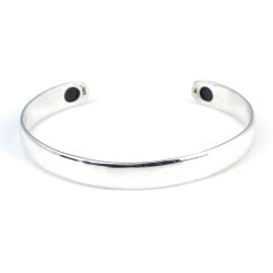 925 Ayar Gümüş Düz Erkek Bileziği - 3