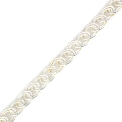 925 Ayar Gümüş Düz Olimpiyat Model Zincir Bileklik - 3