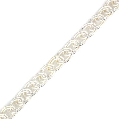 925 Ayar Gümüş Düz Olimpiyat Model Zincir Bileklik - 3