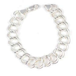 925 Ayar Gümüş Düz Samanyolu Model Bileklik - Nusrettaki (1)