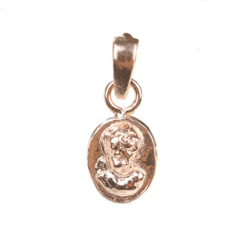 925 Ayar Gümüş Elizabeth Figürlü Madalyon Kolye Ucu - Nusrettaki (1)