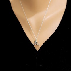 925 Sterling Silver Cupid Love Necklace - Nusrettaki