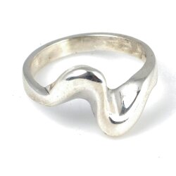 925 Ayar Gümüş Es Model Yüzük - 3