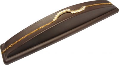 925 Sterling Silver Es Model Stone Bracelet, Yellow - 4