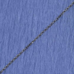 925 Ayar Gümüş Eskitme Model Siyah Forse Zincir - 3