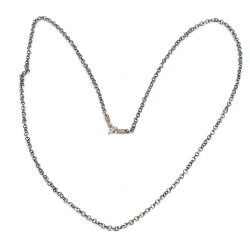 925 Ayar Gümüş Eskitme Model Siyah Kalemli Halka Zincir - 4