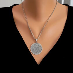 925 Ayar Gümüş Esmaül Hüsna Dualı Kolye Ucu - Nusrettaki (1)