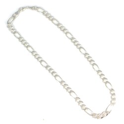 925 Ayar Gümüş Figaro Zincir - 3