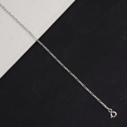 925 Ayar Gümüş Figaro Zincir - 3