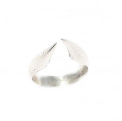 925 Ayar Gümüş Fil Dişi Model Yüzük - 7