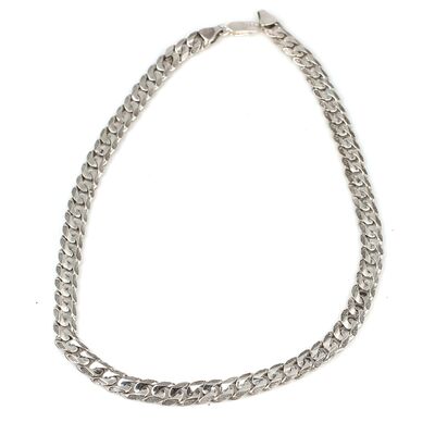 925 Ayar Gümüş Gurmet Zincir Erkek Kolye - 2