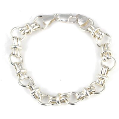 925 Ayar Gümüş Halka Model Antik Bileklik - 1