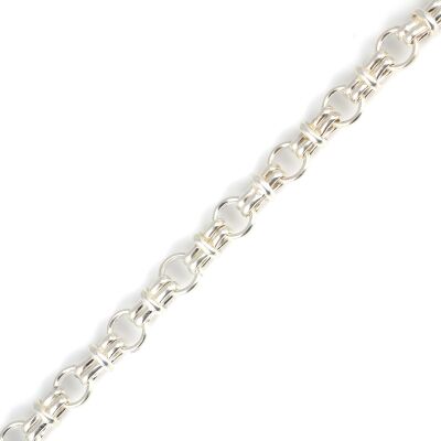 925 Ayar Gümüş Halka Model Antik Bileklik - 3