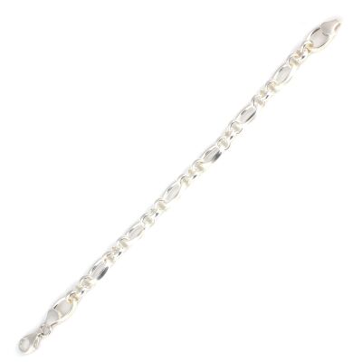 925 Ayar Gümüş Hallow Doc Zincir Bileklik - 2