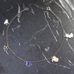 925 Ayar Gümüş Hayvanlar Alemi Halhal - 4