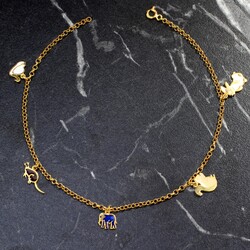 925 Ayar Gümüş Hayvanlar Alemi Halhal - 5