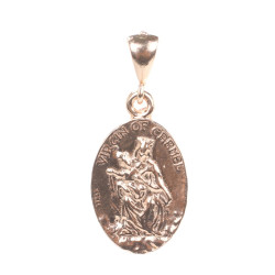 925 Ayar Gümüş Hz. İsa Figürlü Madalyon Kolye Ucu - 4