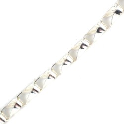 925 Ayar Gümüş İçi Setinalı Burgu Model Bileklik - 3