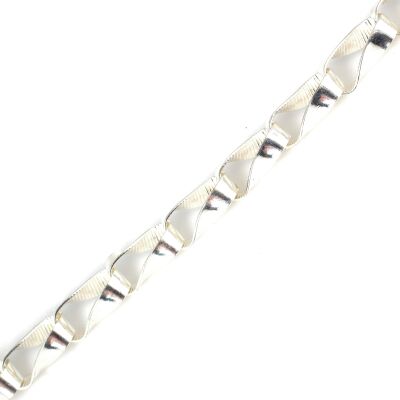 925 Ayar Gümüş İçi Setinalı Burgu Model Bileklik - 3