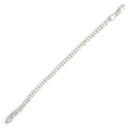 925 Ayar Gümüş İnce Düz Doch Bileklik - Nusrettaki (1)