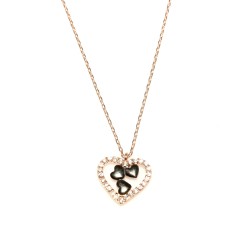 Sterling Silver Heart Design Necklace - 4