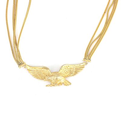 925 Ayar Gümüş Kartal Kolye - 2