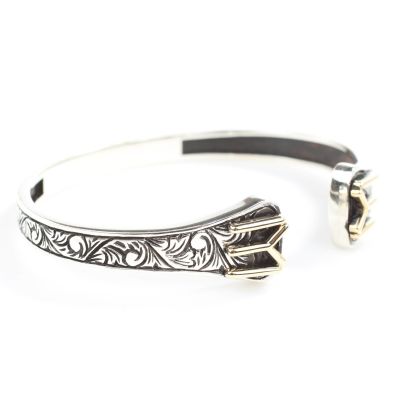 Silver KAYI Clan Symbol Men's Bracelet - 3