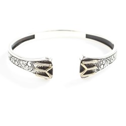 Silver KAYI Clan Symbol Men's Bracelet - 4