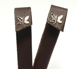 925 Silver Dragonfly Stud Earrings with Black Zircon - Nusrettaki (1)