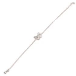 925 Ayar Gümüş Kelebek Modeli Zincir Bileklik - Nusrettaki (1)