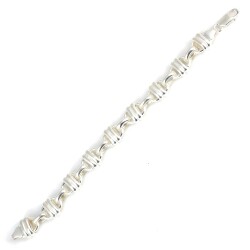 925 Ayar Gümüş Kemer Model Bileklik - Nusrettaki (1)