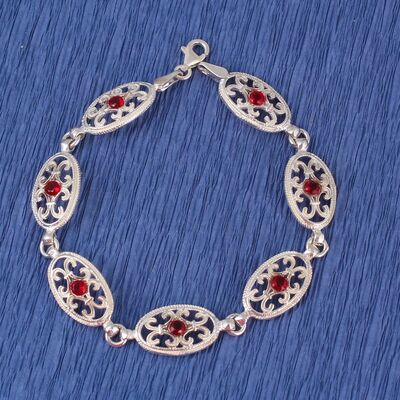 925 Ayar Gümüş Konstantin Model Bileklik - 1