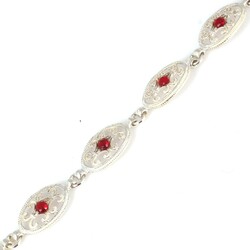 925 Ayar Gümüş Konstantin Model Bileklik - 5