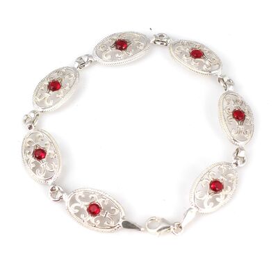 925 Ayar Gümüş Konstantin Model Bileklik - 2