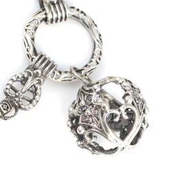 925 Ayar Gümüş Konstantin Model Charm Kolye - 3