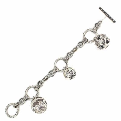 925 Ayar Gümüş Konstantin Model Charm Kolye - 2