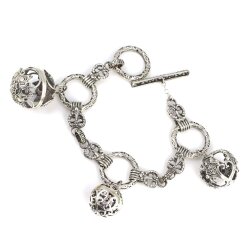 925 Ayar Gümüş Konstantin Model Charm Kolye - Nusrettaki