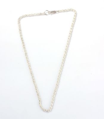 925 Ayar Gümüş Köstek Zincir - 6