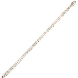 925 Ayar Gümüş Kral Zincir Bileklik, 5 Mm - Nusrettaki (1)