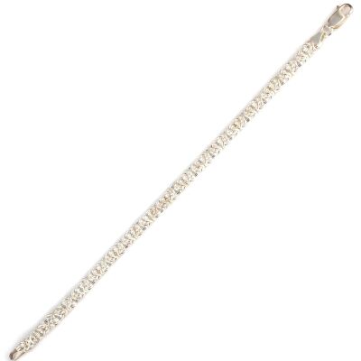 925 Ayar Gümüş Kral Zincir Bileklik, 5 Mm - 2