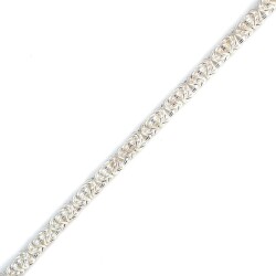 925 Ayar Gümüş Kral Zincir Bileklik, 5 Mm - 3