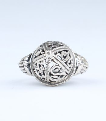 925 Ayar Gümüş Kubbe Modeli Yüzük - 3