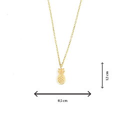 925 Ayar Gümüş Minik Ananas Kolye - Nusrettaki (1)