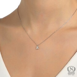 Sterling Silver Heart Necklace - Nusrettaki